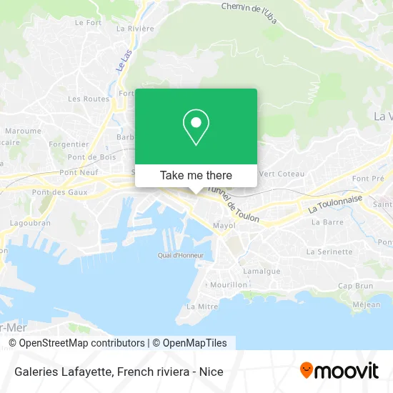 Galeries Lafayette map