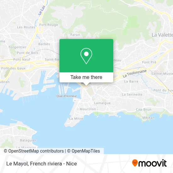 Le Mayol map