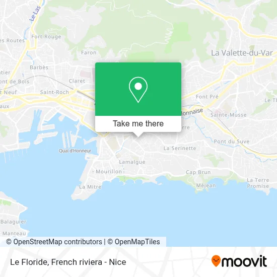 Le Floride map