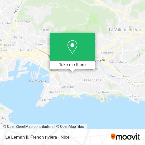 Le Leman II map