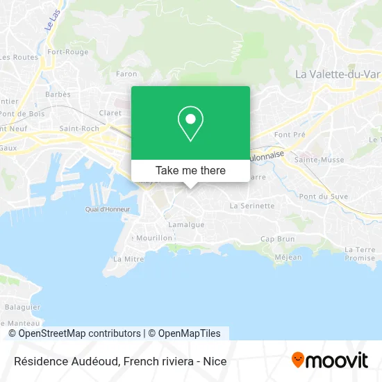 Résidence Audéoud map