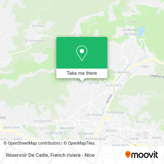 Réservoir De Caille map