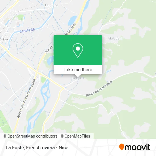La Fuste map