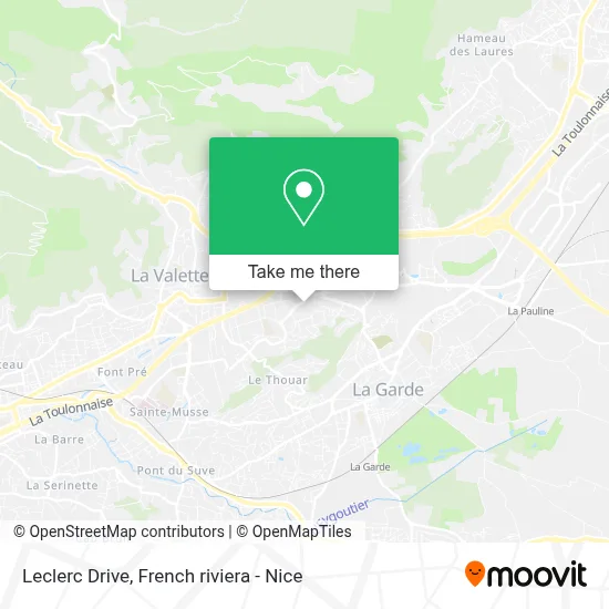 Leclerc Drive map