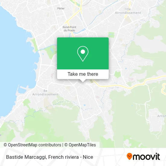 Bastide Marcaggi map