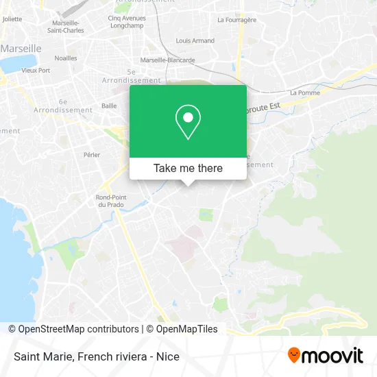 Sainte-Marie map