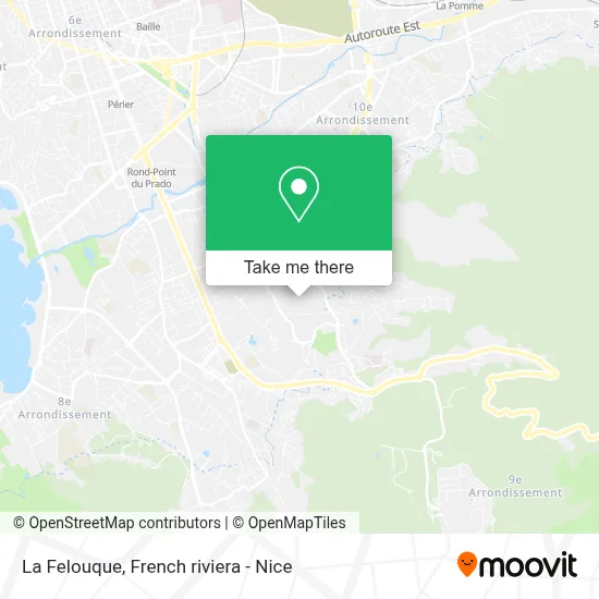 La Felouque map