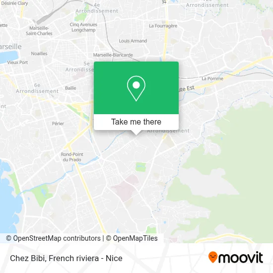 Chez Bibi map