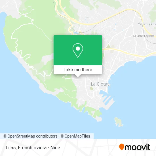 Lilas map