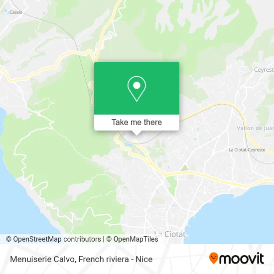 Menuiserie Calvo map