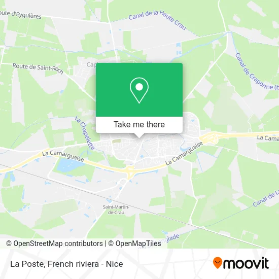 La Poste map