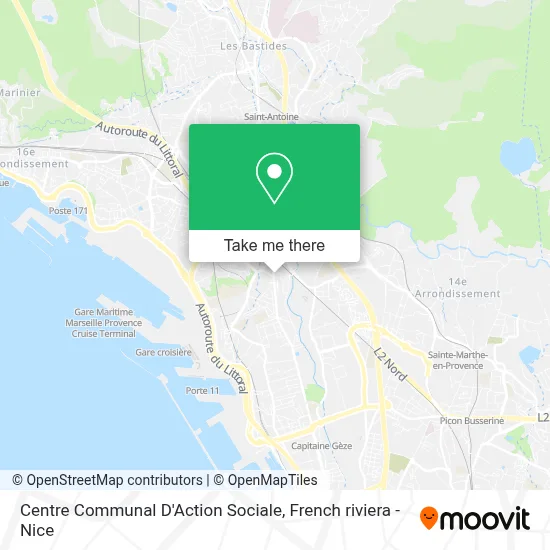 Centre Communal D'Action Sociale map