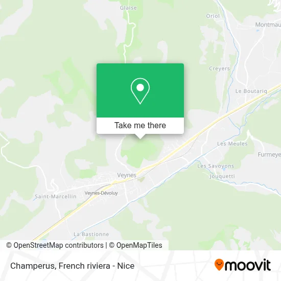 Champerus map
