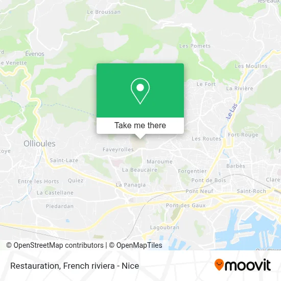 Restauration map