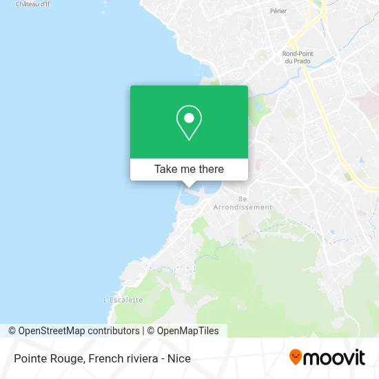 Pointe Rouge map