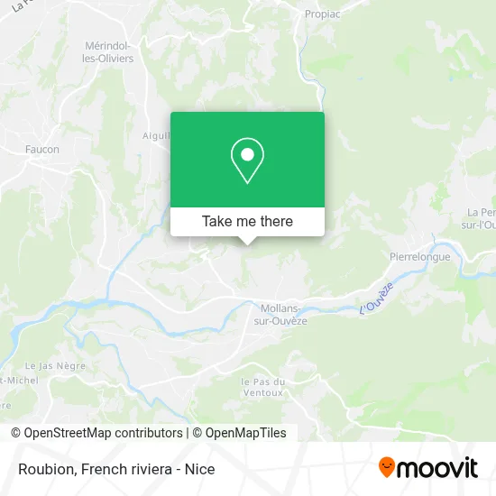 Roubion map