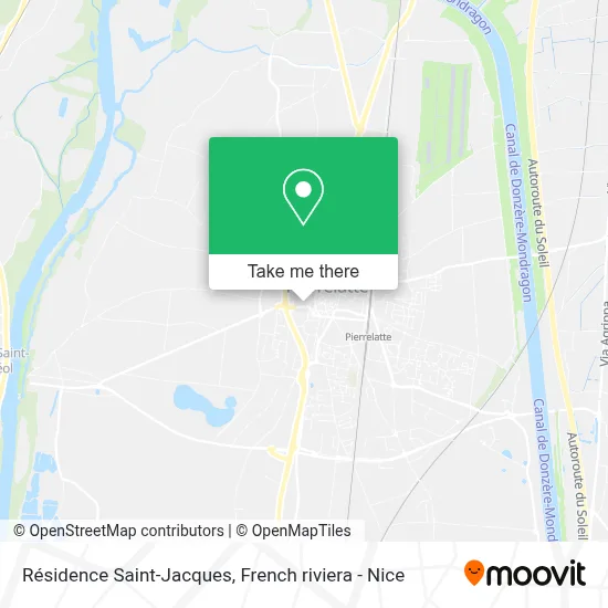 Résidence Saint-Jacques map