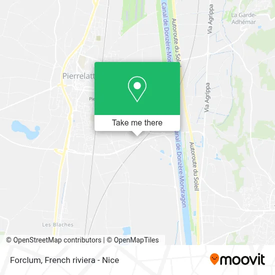 Forclum map