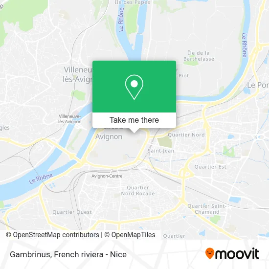 Gambrinus map