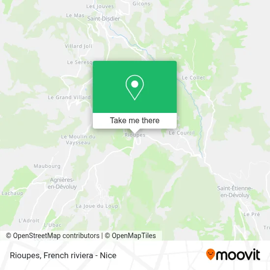 Mapa Rioupes