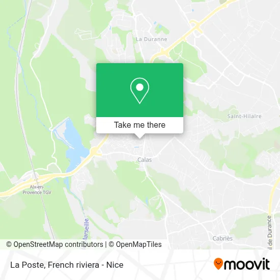 La Poste map