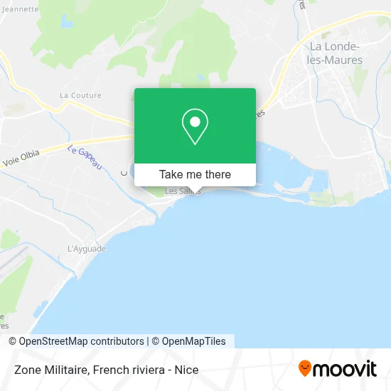 Zone Militaire map