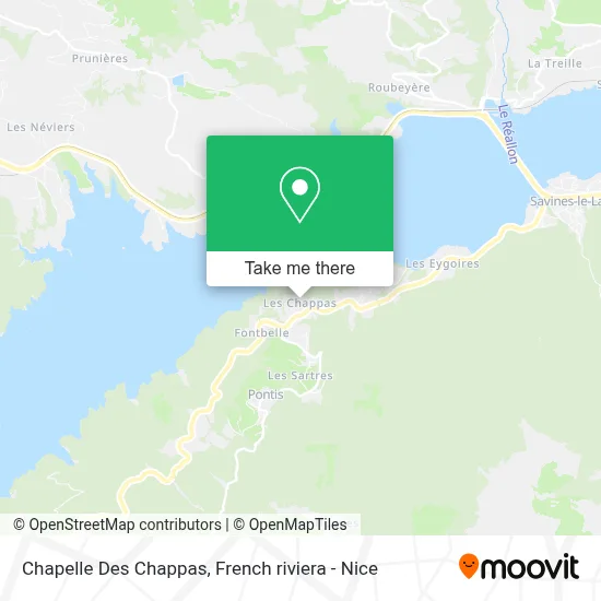 Chapelle Des Chappas map