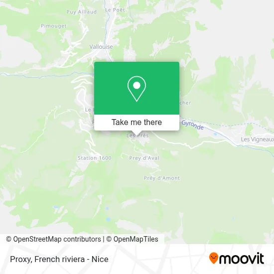 Proxy map