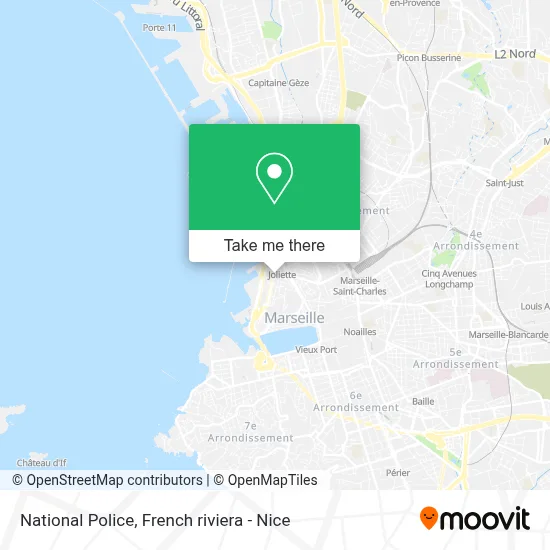 Police Nationale map