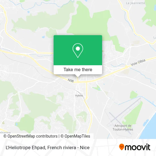 L'Heliotrope Ehpad map