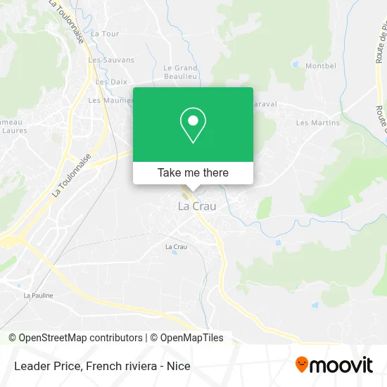 Leader Price map