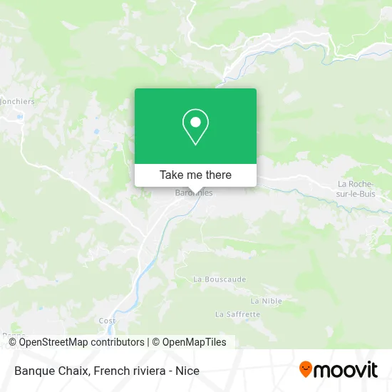 Mapa Banque Chaix