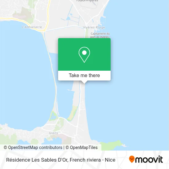 Résidence Les Sables D'Or map