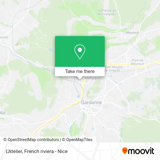 L'Atelier map
