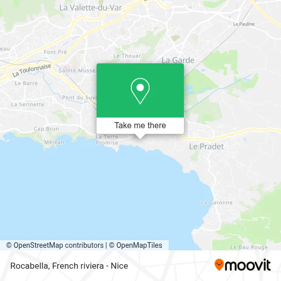 Mapa Rocabella