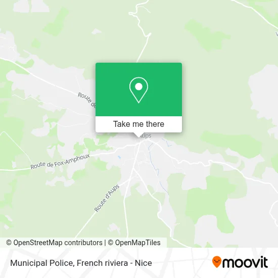 Police Municipale map