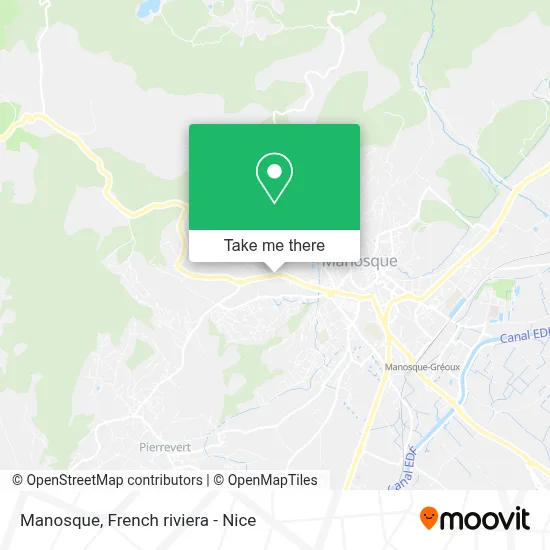 Manosque map