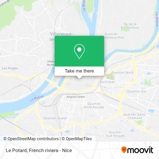 Le Potard map