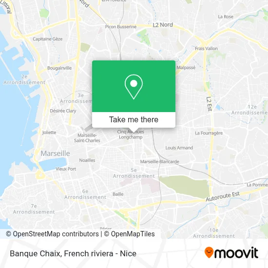 Mapa Banque Chaix