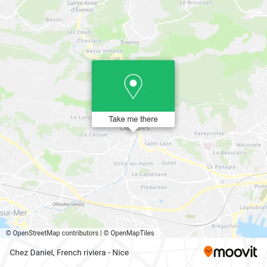 Chez Daniel map
