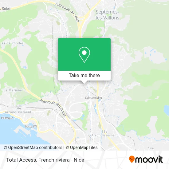 Mapa Total Access