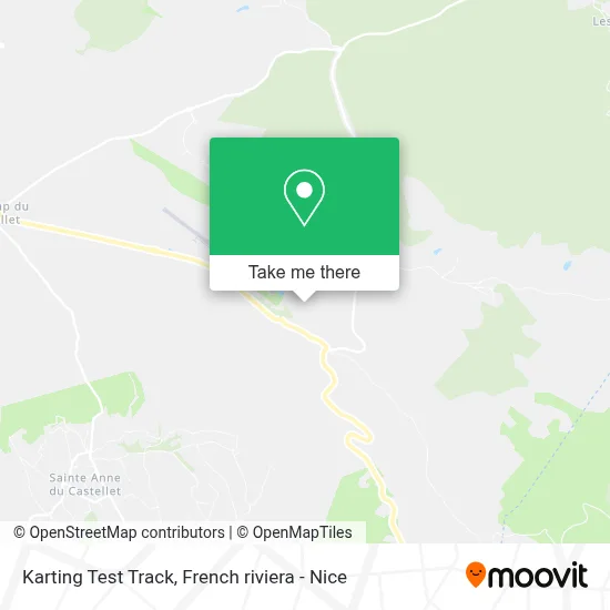 Karting Test Track map