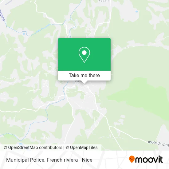 Police Municipale map