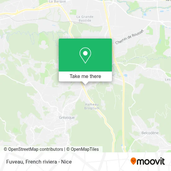Fuveau map