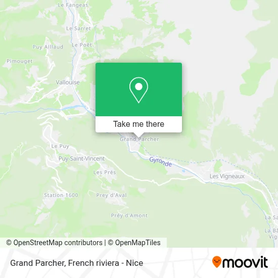 Grand Parcher map