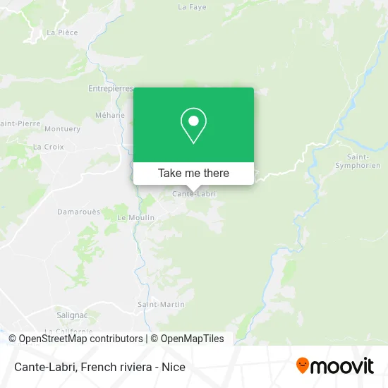 Cante-Labri map