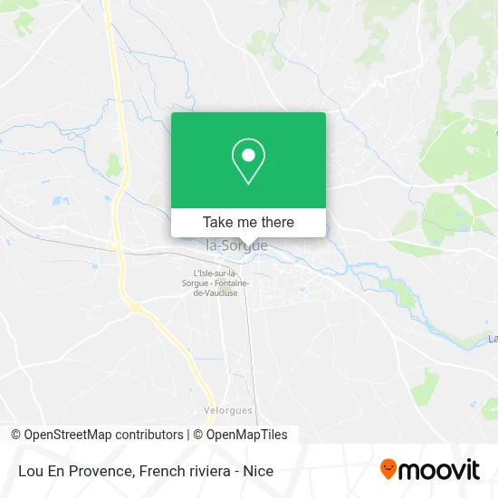 Lou En Provence map