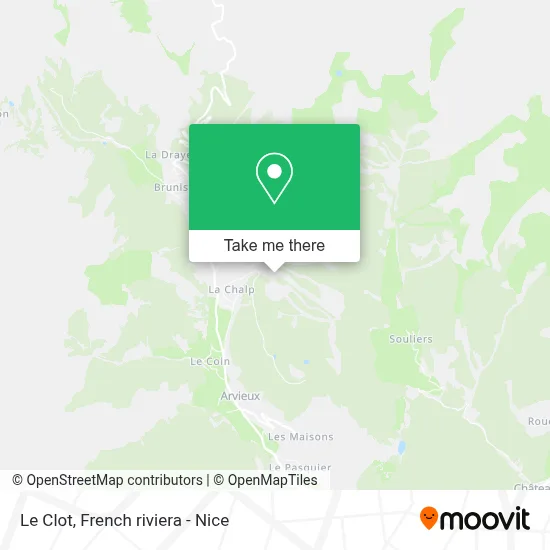 Le Clot map