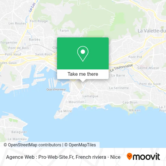 Agence Web : Pro-Web-Site.Fr map