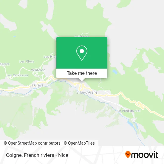 Coigne map
